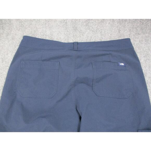 The North Face Pants Women 10 Navy Stretch Hiking Cinch Hem Cargo Hiking Outdoor - Picture 13 of 16